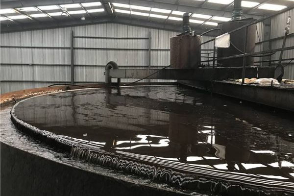 洗煤廢水處理現(xiàn)場(chǎng)